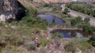 Mountain Bike por la Rioja: Mina de Sal de Arrubal.