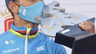 Valverde vencedor en el gran premio miguel indurain 2021.