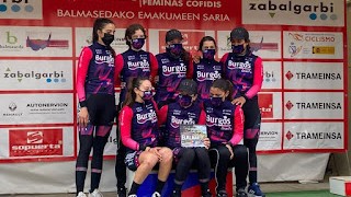 El burgos alimenta de ciclismo femenino en la vuelta a burgos 2021.