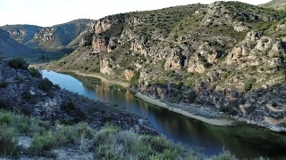 Valdegutur-pantano de Añamaza-Barranco río Fuentestrún del Cajo-Portillo de los Gavilanes-Valdegutur--Senderismo