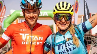 Konny looser y ariadna rodernas vencedores de la titan desert 2021.